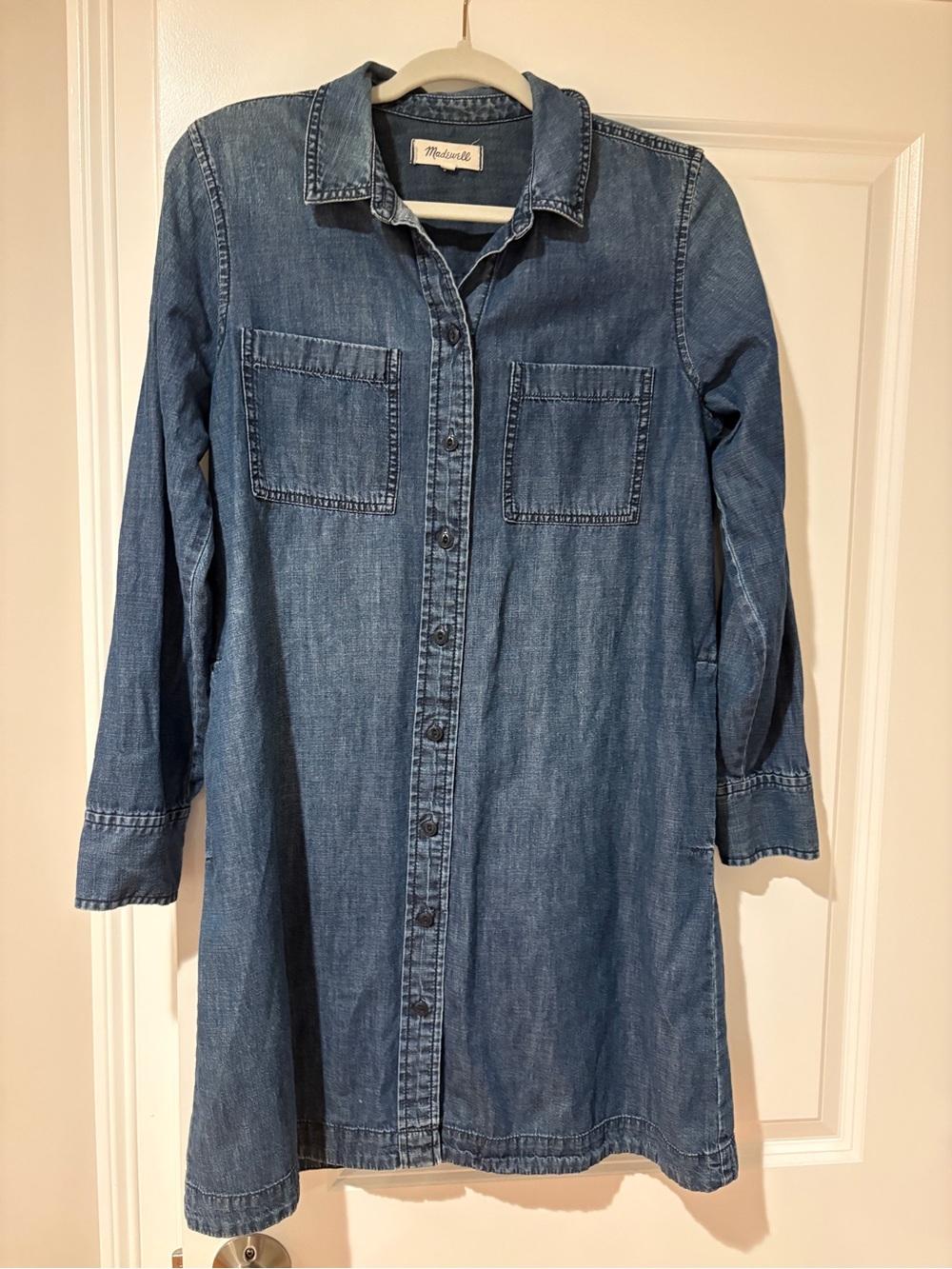 Madewell Denim Shirt Dress in Classic Blue Wash